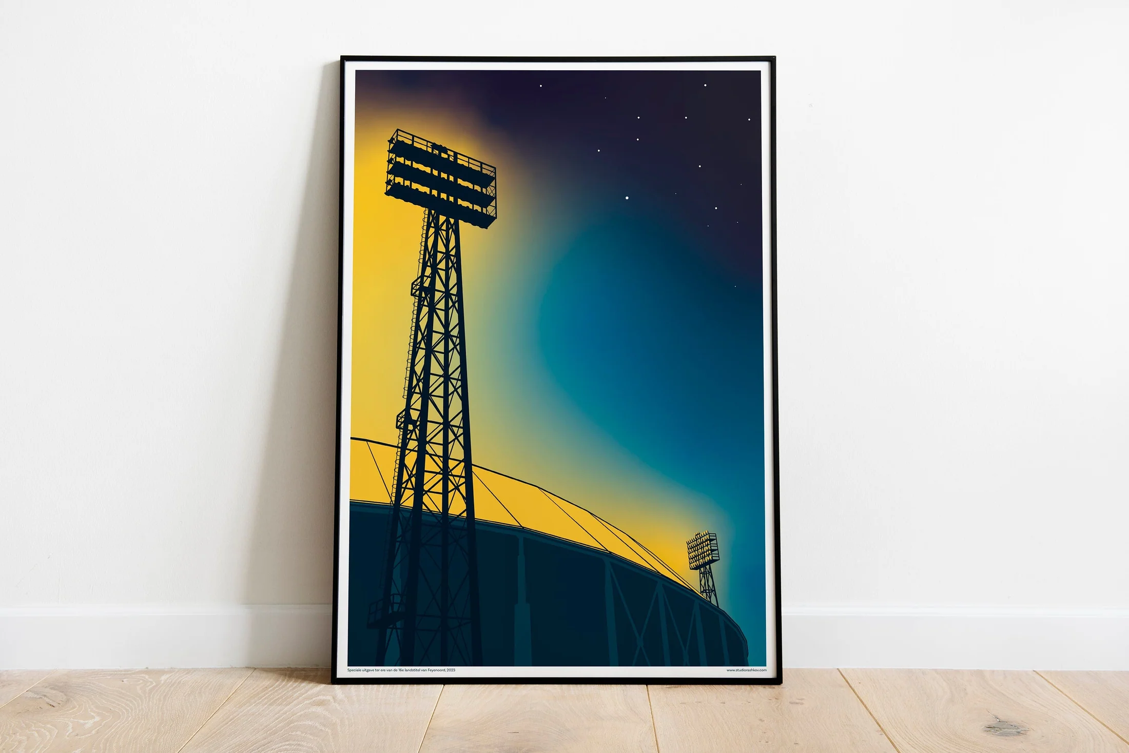 Artprint Studio Rashkov - De Kuip by night - Afbeelding 2