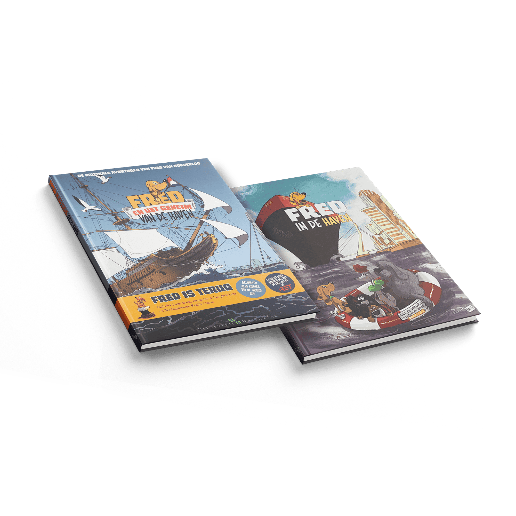 Fred in de haven + het Geheim van de Haven - Set van 2