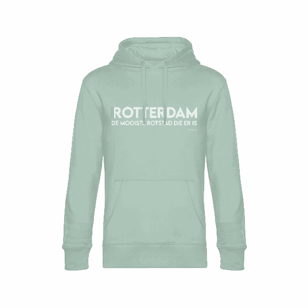 010 Casuals Hoodie - De Mooiste Rotstad - Aqua Green